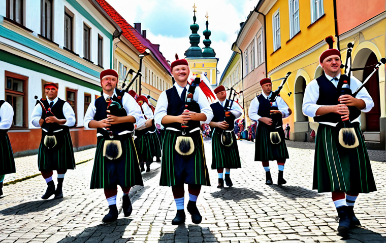라트비아 전통 악기 - Kokle Performance**

"A serene scene of a traditional Latvian kokle player, dressed in modest tradit...
