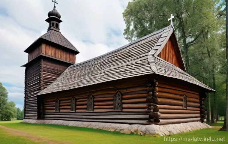 라트비아 전통 건축 양식 - **Prompt:** An aerial or wide-angle shot of a serene traditional Latvian farmhouse complex, nestled ...